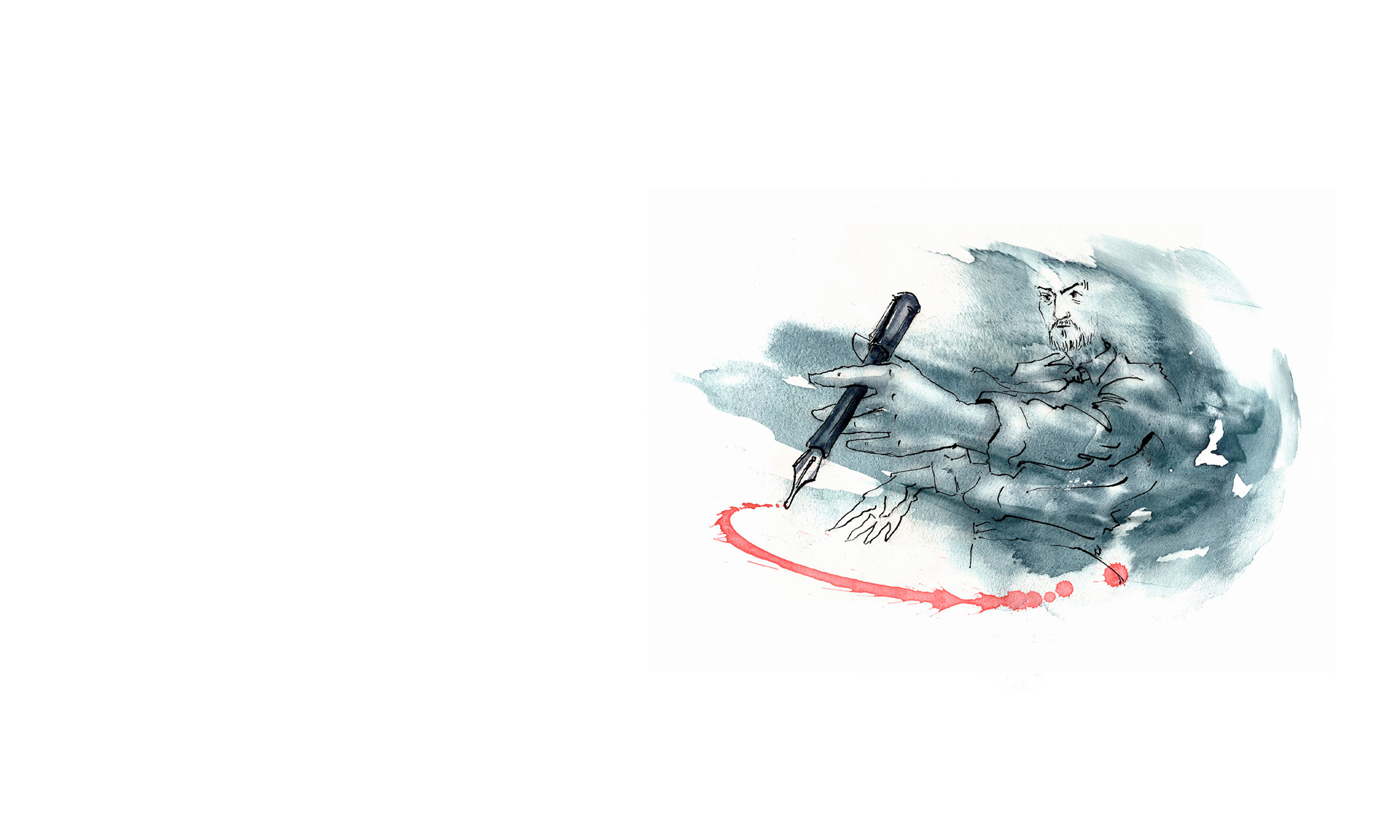 A drop of ink